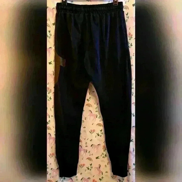 True Religion Y2K Black Warm Comfy Drawstring Sweatpants w/ Logo Size Medium - Picture 2 of 5